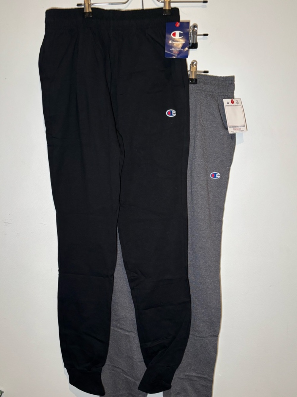 Champion Womens Double Pack Jogger Pants - Black & Gray